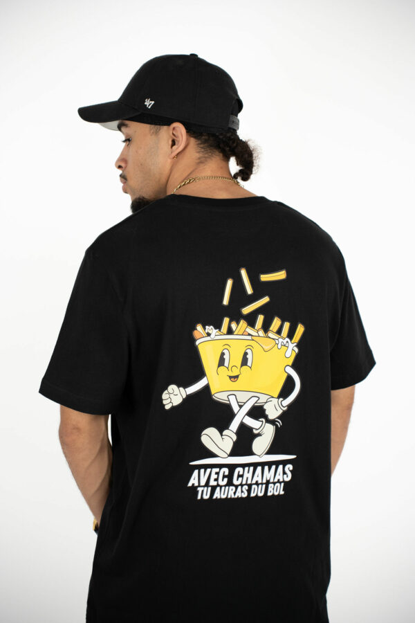 T-shirt Homme Chamas Tacos® "Tu auras du bol"